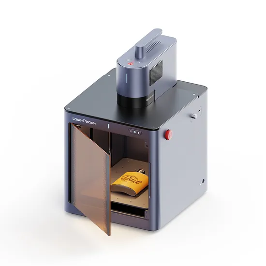 Powerful 20W Fiber Laser Source 100x100mm Working Area